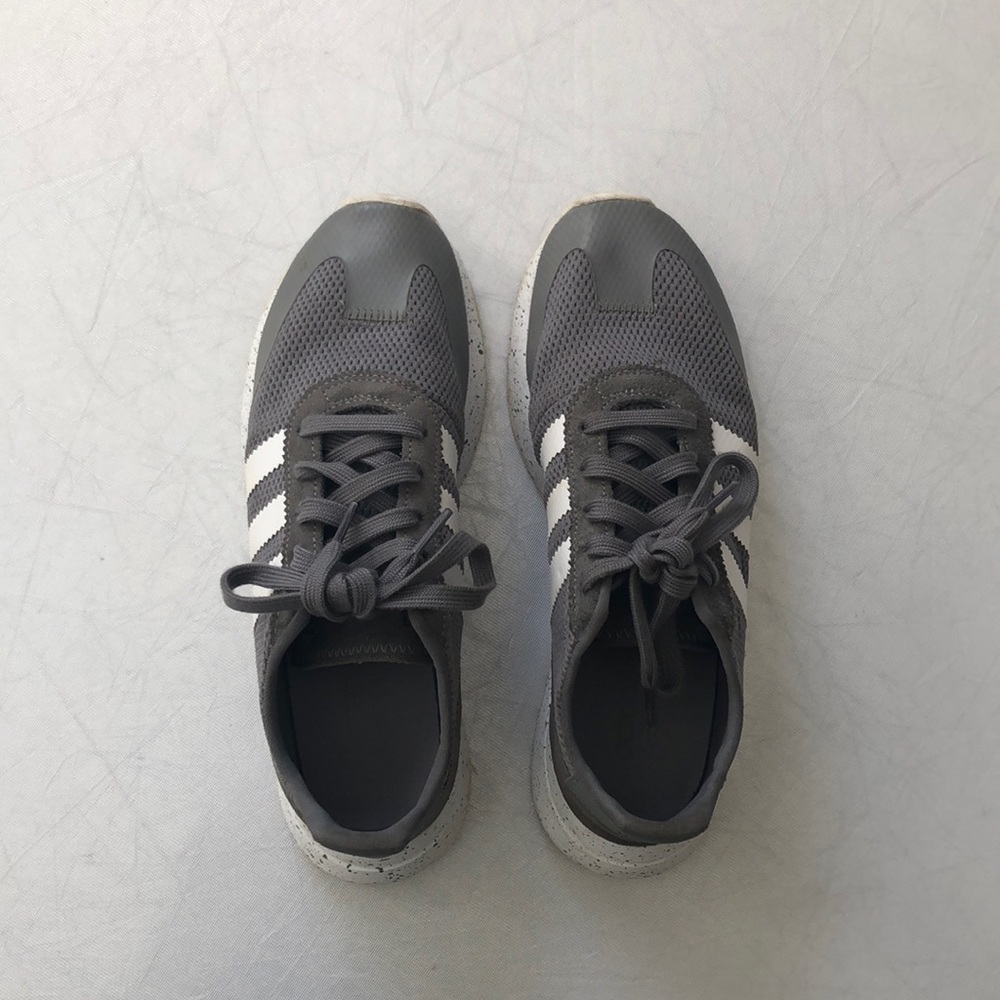 Grey/white Adidas trainers